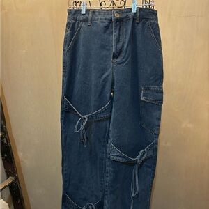 Cider Blue Cargo Jeans